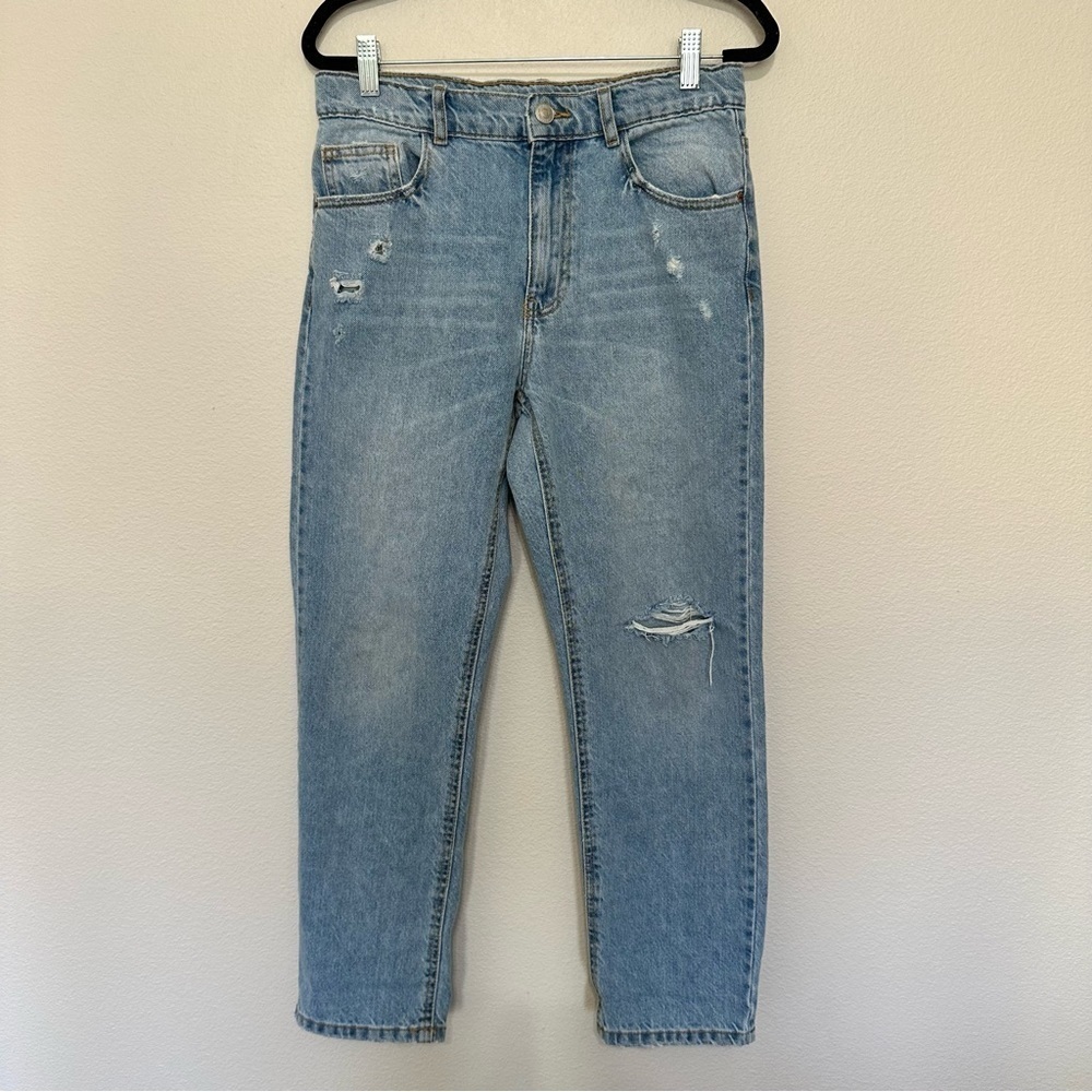Zara Kids Light Blue Distressed Jeans